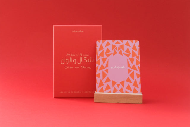 Colors + Shapes Flashcards