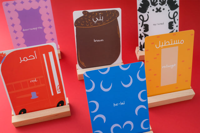 Colors + Shapes Flashcards