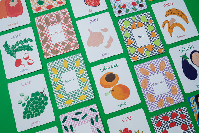 Fruits + Vegetables Flashcards